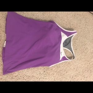 purple Nike tank top